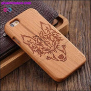 Etui Apple iPhone na iPhone'a z twardego drewna bambusowego - plusminusco.com