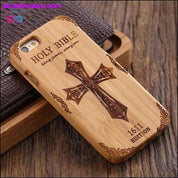 Bamboo Hard Wood Carved Apple iPhone Cases For iPhone - plusminusco.com