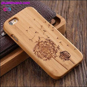 حافظات iPhone من الخشب الصلب المنحوت من الخيزران لهواتف iPhone - plusminusco.com