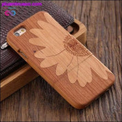 Bambuko kietmedžio raižyti Apple iPhone dėklai, skirti iPhone - plusminusco.com