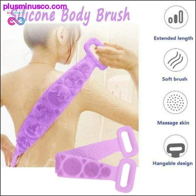 Bath Artifact Shower Shower Silicone Body Brush Bath Belt - plusminusco.com