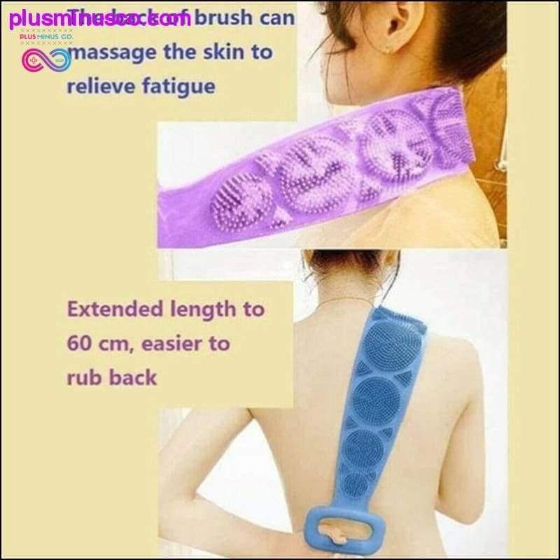 Bath Artifact Shower Shower Silicone Body Brush Bath Belt - plusminusco.com