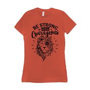 Be Strong And Courageous T-Shirts, Christians T Shirt, Religious Shirt, Joshua 19 Shirt, Bible Verse T-Shirt, Shirt For Christian Women - plusminusco.com