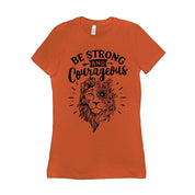 Be Strong And Courageous T-Shirts, Christians T Shirt, Religious Shirt, Joshua 19 Shirt, Bible Verse T-Shirt, Shirt For Christian Women - plusminusco.com