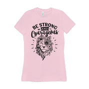 Be Strong And Courageous T-Shirts, Christians T Shirt, Religious Shirt, Joshua 19 Shirt, Bible Verse T-Shirt, Shirt For Christian Women - plusminusco.com