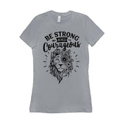 Be Strong And Courageous T-Shirts, Christians T Shirt, Religious Shirt, Joshua 19 Shirt, Bible Verse T-Shirt, Shirt For Christian Women - plusminusco.com