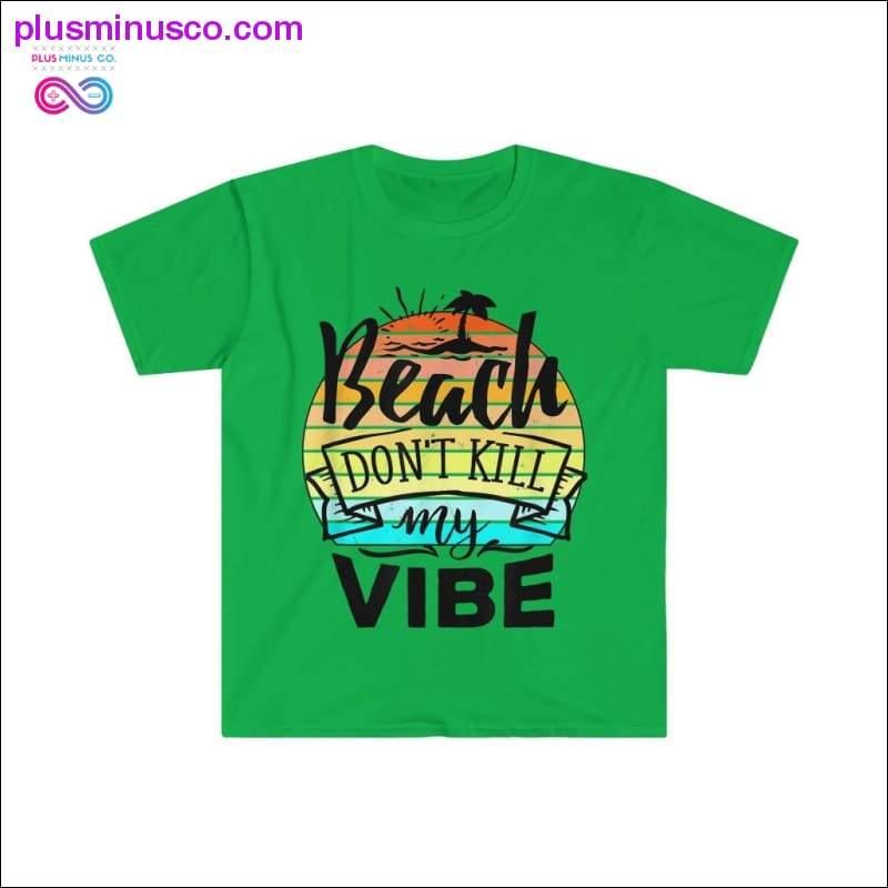 Beach Dont Kill My Vibe Retro Sunset Funny Summer T-Shirt - plusminusco.com