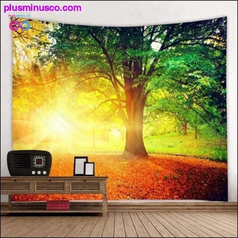 Beautiful Natural Forest Printed Large Wall Tapestry Cheap - plusminusco.com