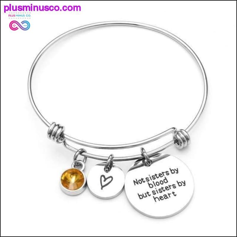 Best Friend Birthday Gift Birthstone Charm Bracelet for - plusminusco.com