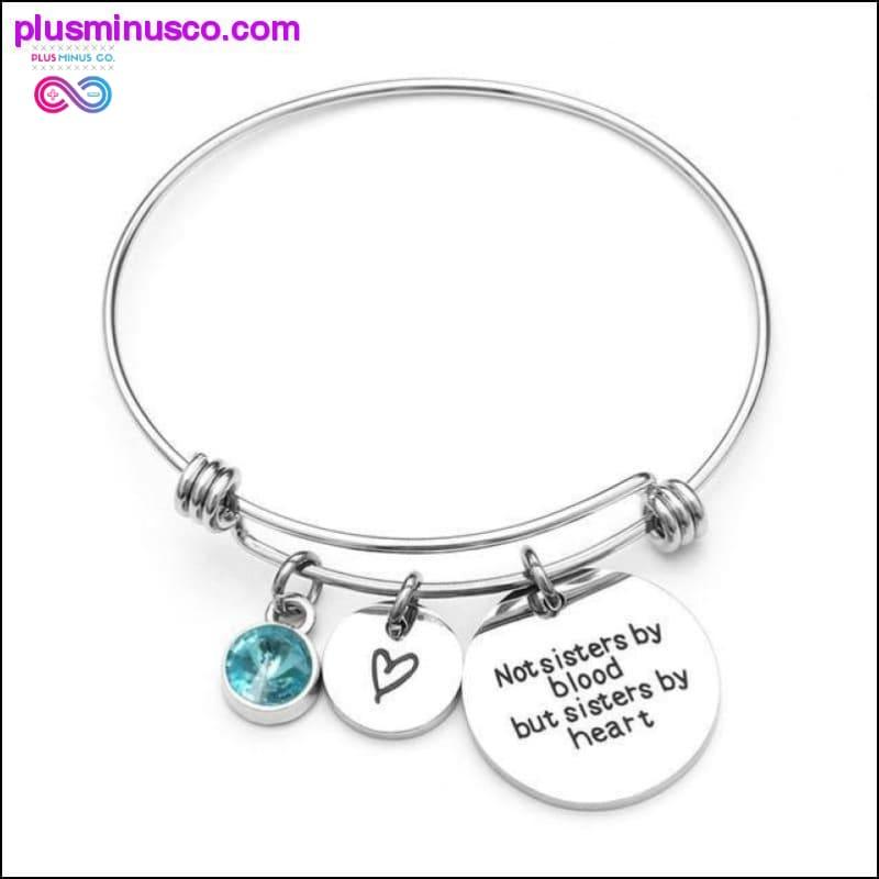 Best Friend Birthday Gift Birthstone Charm Bracelet for - plusminusco.com
