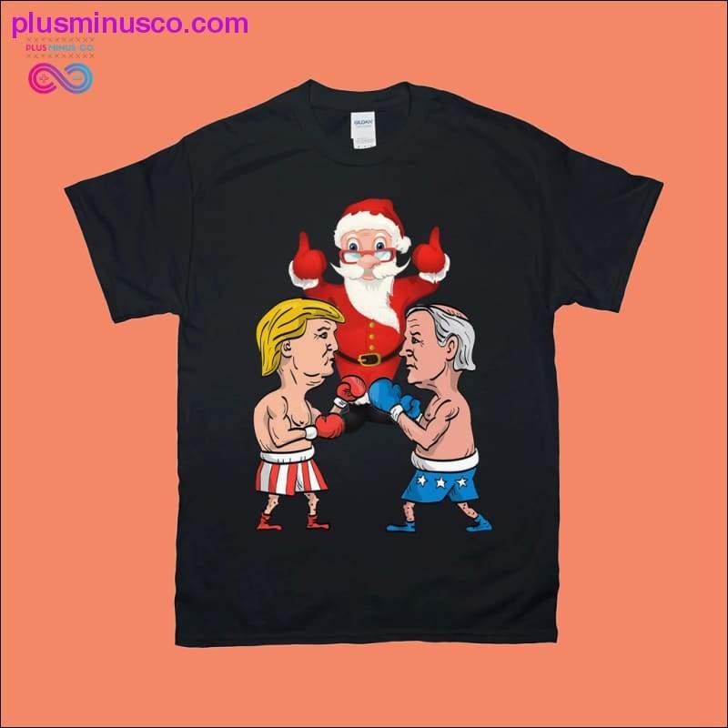 Байден, Трамп және Санта футболкалары - plusminusco.com