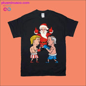 Biden, Trump at Santa T-Shirts - plusminusco.com