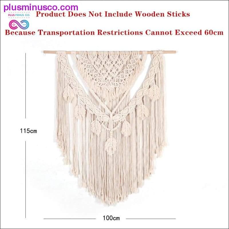 Big Size Macrame Tapestry Wall Hanging Bohemian Chic - plusminusco.com