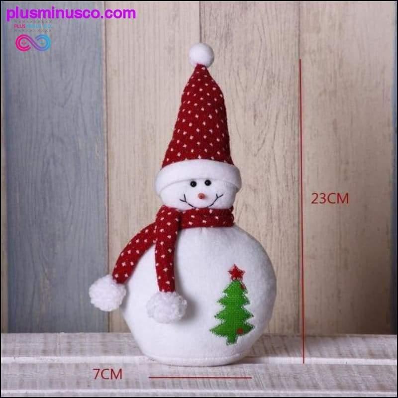 Liela izmēra izvelkamas Ziemassvētku lelles (Ziemassvētku vecīša sniegavīrs — plusminusco.com