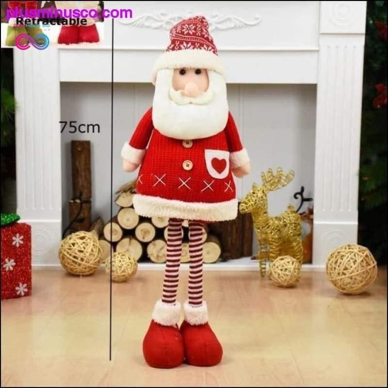 Velike zložljive božične lutke (Snežak Božiček - plusminusco.com