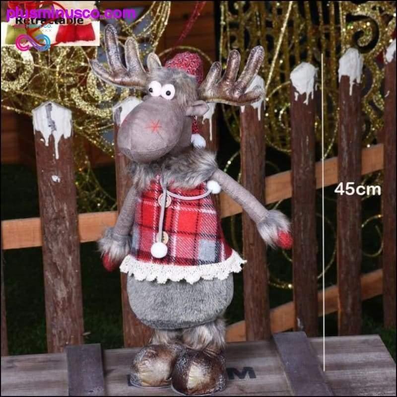 Suure suurusega sissetõmmatavad jõulunukud (Jõuluvana lumememm - plusminusco.com