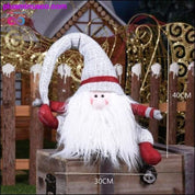 Malaking Sukat na Nababawi na mga Manika ng Pasko (Santa Claus Snowman - plusminusco.com