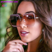 Ženska velika kvadratna sončna očala - plusminusco.com