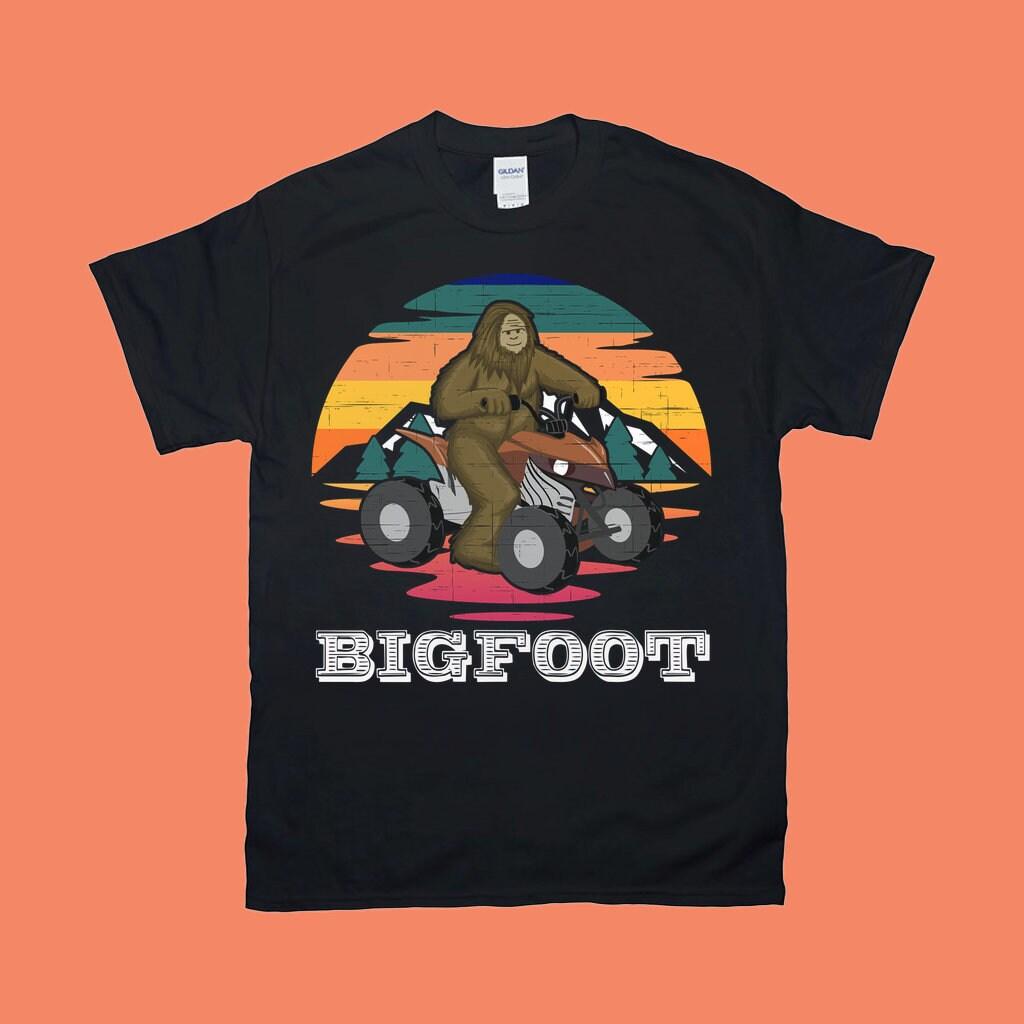 Bigfoot Atv Ride | Retro T-Shirts, ATV Gift, Quad gift, Quad T-Shirt, Atv riding, Atv racing, ATV Gift - plusminusco.com