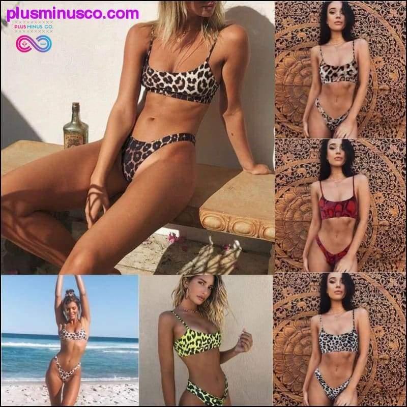 Bikini Women Swimwear Swimsuit Sexy Leopard Snake - plusminusco.com
