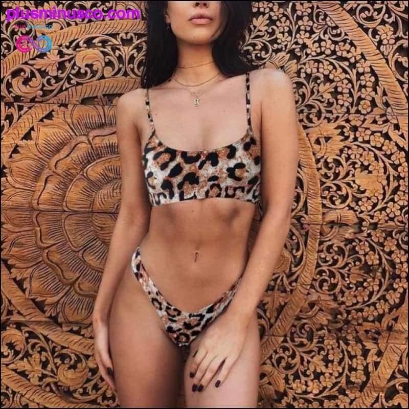 Bikini Women Swimwear Swimsuit Sexy Leopard Snake - plusminusco.com