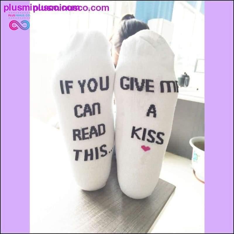 Birthday gift for girlfriend letter socks small love gift - plusminusco.com