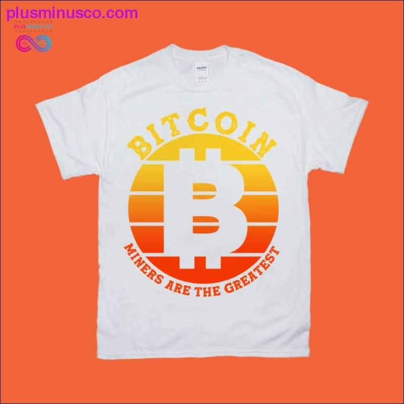BITCOIN Minearbejdere er de største | Retro Sunset T-shirts - plusminusco.com