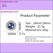 Blue Crystal Cone Cufflinks Men Classic Brand Blue Prismatic - plusminusco.com