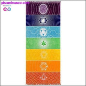 Ковдра Bohemia India Mandala 7 Chakra Rainbow Stripes - plusminusco.com
