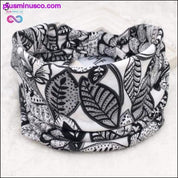 Bohemian Wide Cotton Stretch Headbands Women Headwrap Turban - plusminusco.com