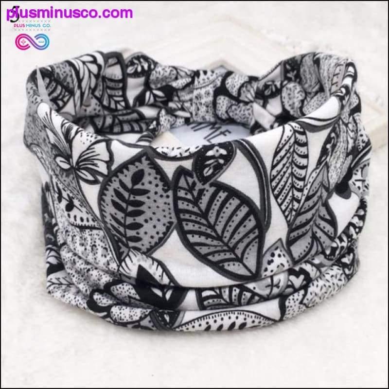 Bohemian Wide Cotton Stretch Headbands Women Headwrap Turban - plusminusco.com