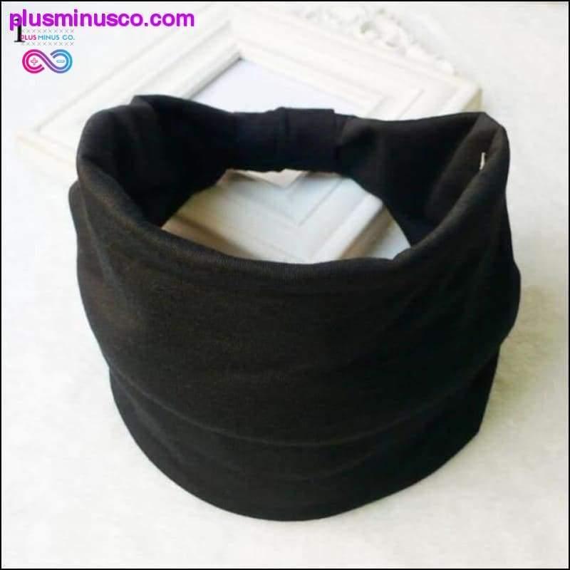 Bohemian Wide Cotton Stretch Headbands Women Headwrap Turban - plusminusco.com