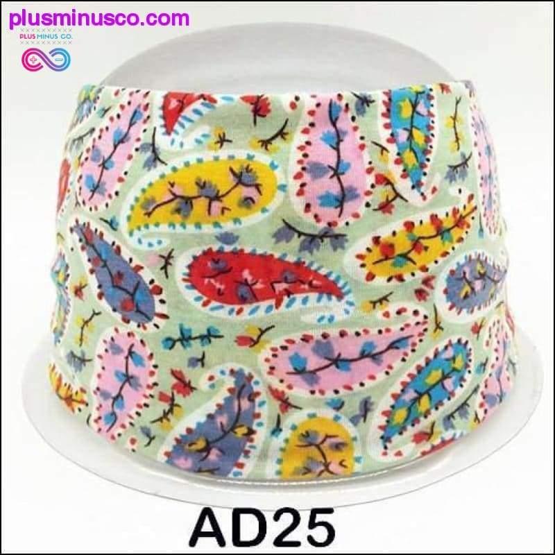 Boho Cotton Headband for Women Cashew Totem Wide Hair Bands - plusminusco.com