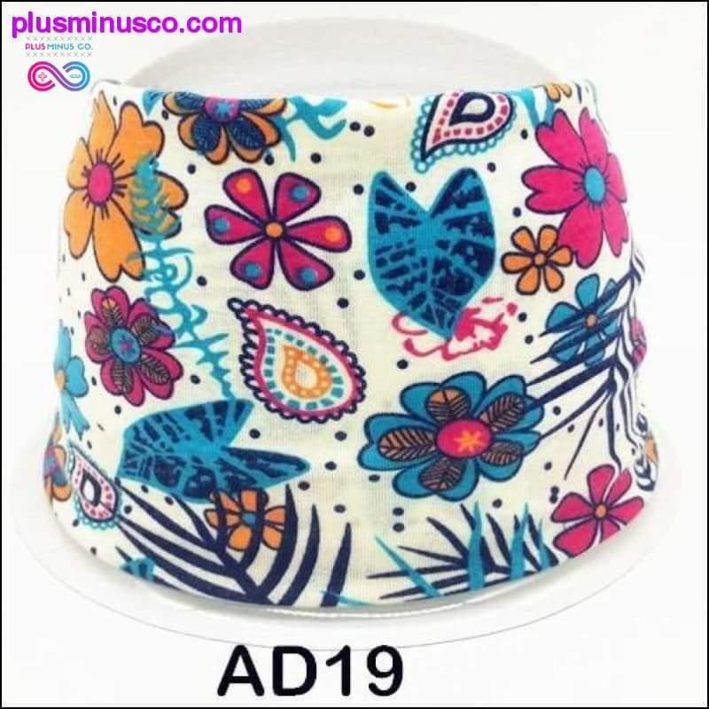 Boho Cotton Headband for Women Cashew Totem Wide Hair Bands - plusminusco.com