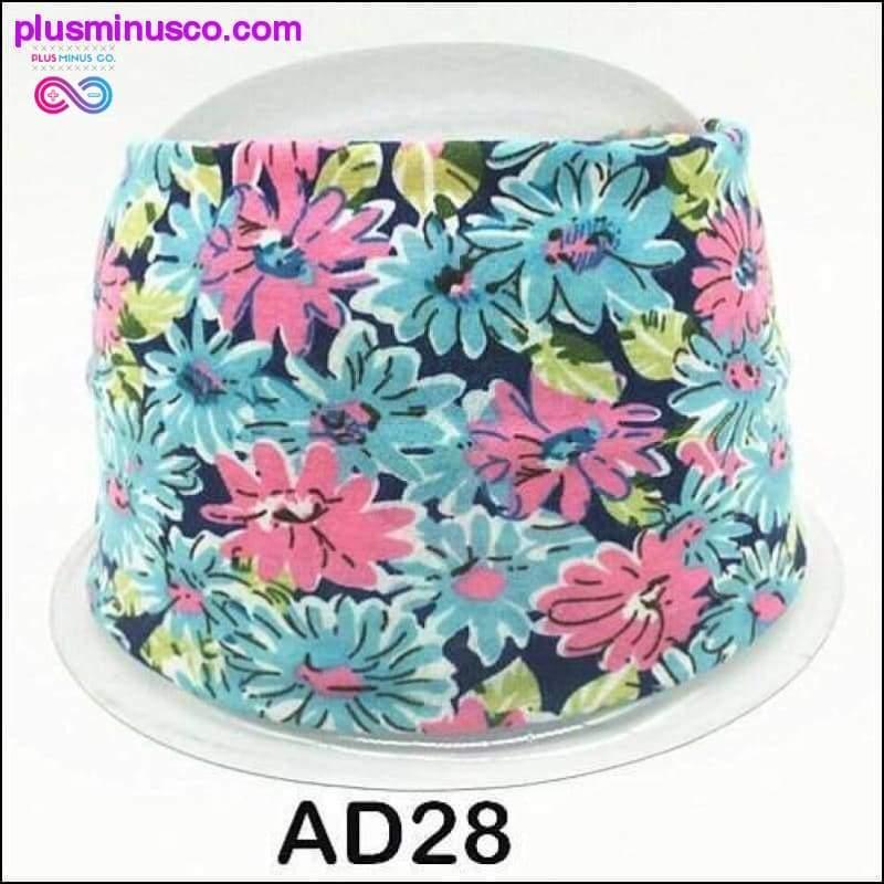 Boho Cotton Headband for Women Cashew Totem Wide Hair Bands - plusminusco.com