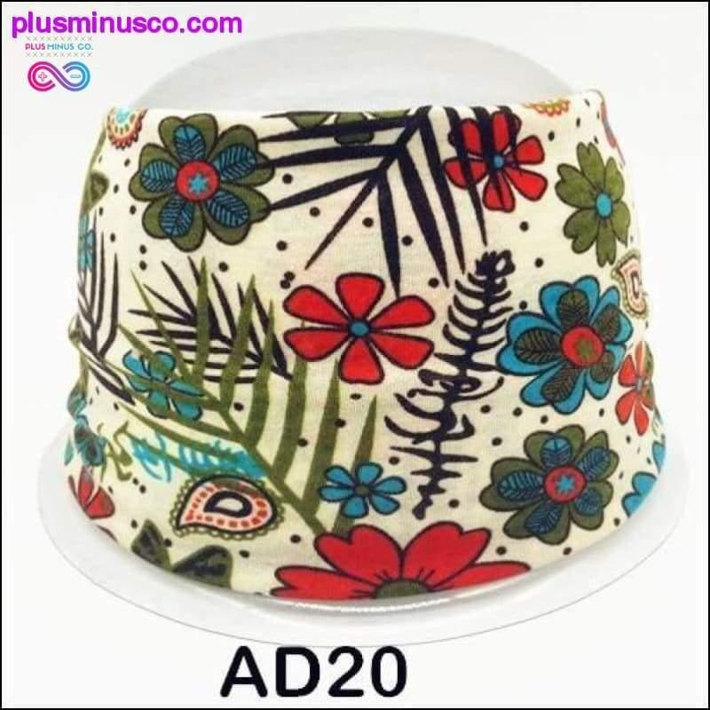 Boho Cotton Headband for Women Cashew Totem Wide Hair Bands - plusminusco.com