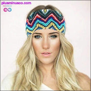 Boho Elastic Wide Turban for Women at PlusMinusCo.com - plusminusco.com