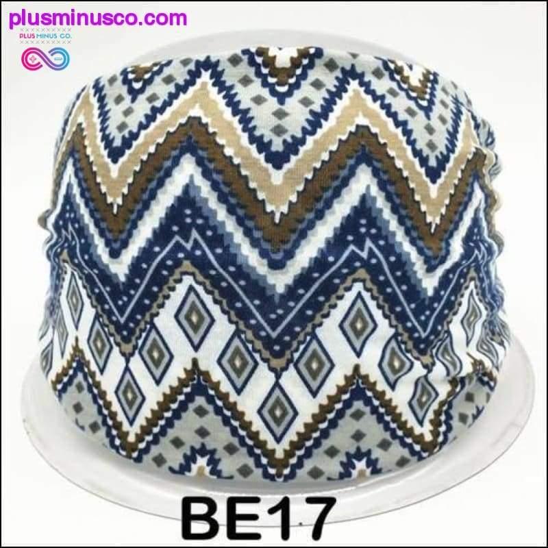 Boho Elastic Wide Turban for Women at PlusMinusCo.com - plusminusco.com