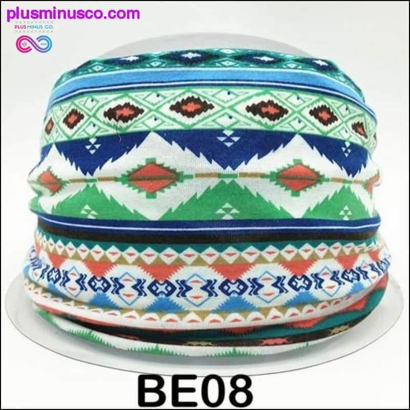 Boho Elastic Wide Turban for Women at PlusMinusCo.com - plusminusco.com
