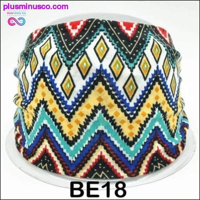 Boho Elastic Wide Turban for Women at PlusMinusCo.com - plusminusco.com