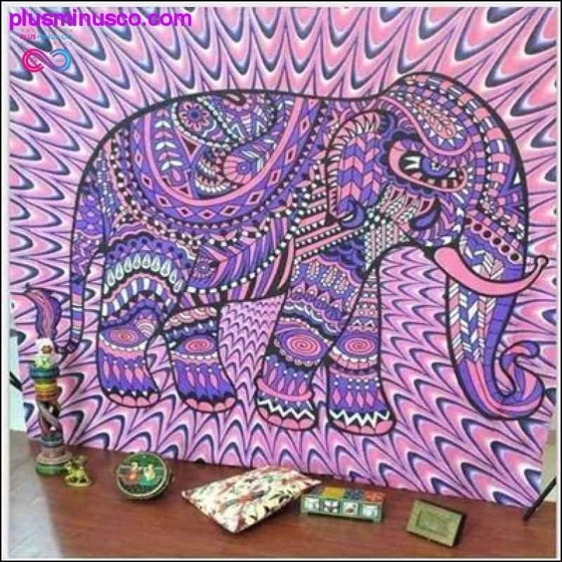 Boho Mandala Tapestry seinälle ripustettava noituusseinäliina - plusminusco.com