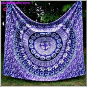 Boho Mandala Tapestry Wall Wisząca tkanina ścienna Witchcraft - plusminusco.com