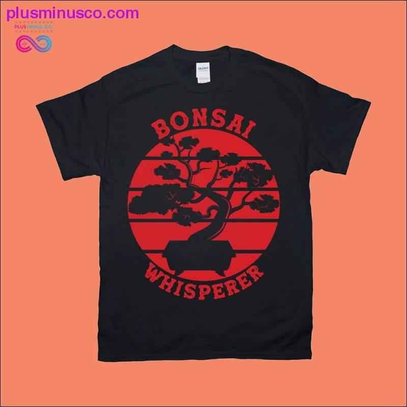 Bonsai hvisker | Retro Sunset T-skjorter - plusminusco.com