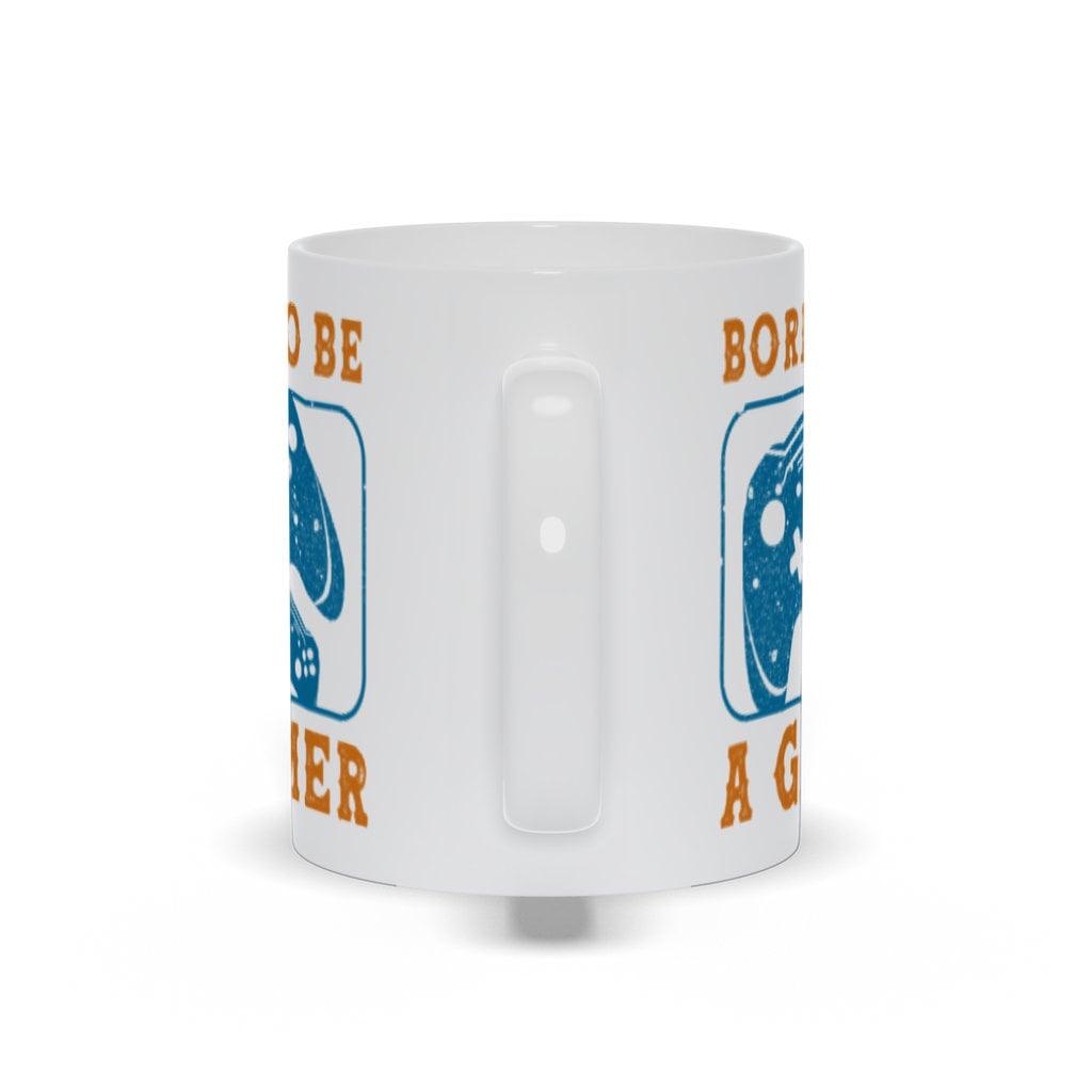 Born To Be A Gamer Mugs, Born To Be A Gamer White Mugs,Video Game mug, Online Gamer Gift, Game Controller, Video Game Lover, Boys Teens - plusminusco.com