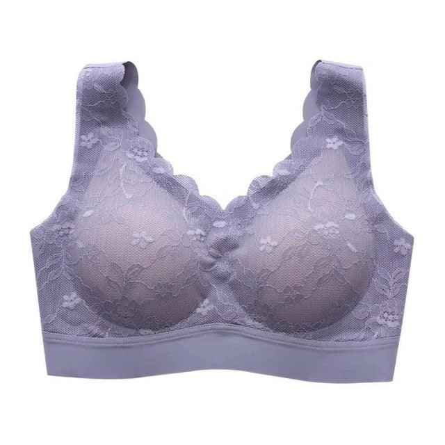 Bras for Women Hot Top Newest 5D Wireless Contour Bra Lace Breathable Underwear Seamless for Running Top - plusminusco.com
