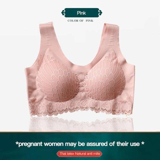 Bras for Women Hot Top Newest 5D Wireless Contour Bra Lace Breathable Underwear Seamless for Running Top - plusminusco.com