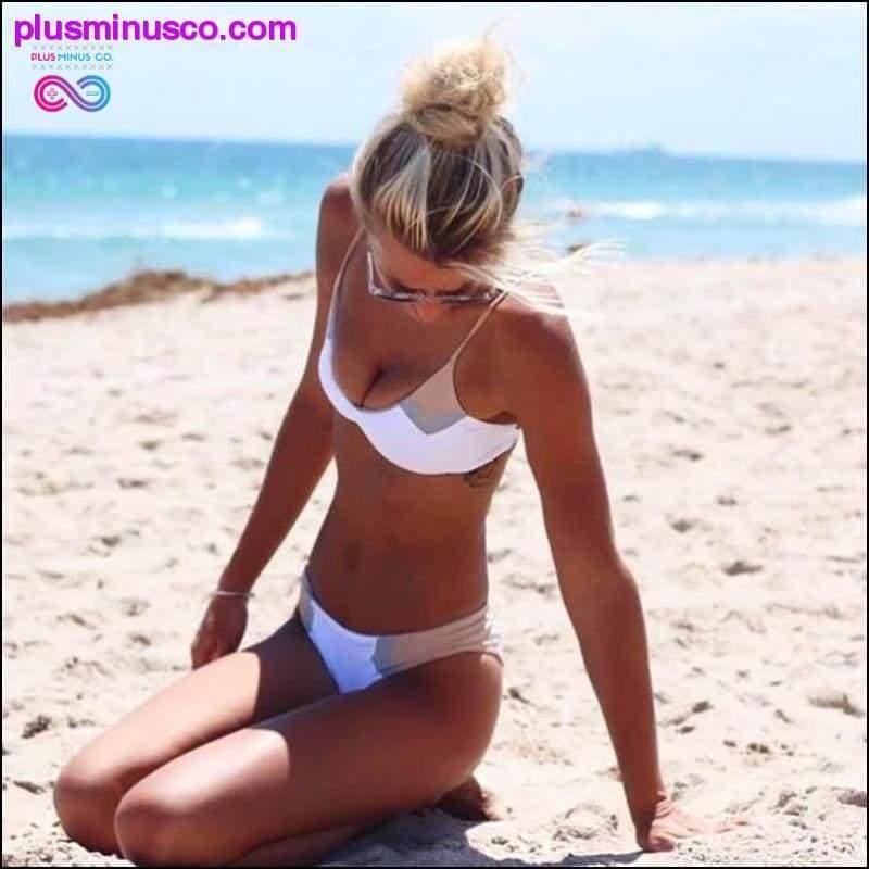 Бразильське бікіні Купальники Жіночий купальник Sexy Push Up Bikini - plusminusco.com
