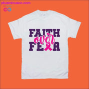 Luna de conștientizare a cancerului de sân / Tricouri Faith Over Fear - plusminusco.com