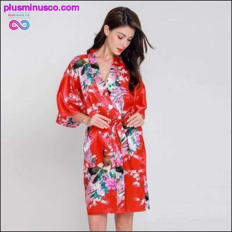 Bride Bridesmaid Wedding Party Robe Sleepwear Print Floral & - plusminusco.com