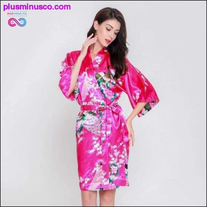 Bride Bridesmaid Wedding Party Robe Sleepwear Print Floral & - plusminusco.com